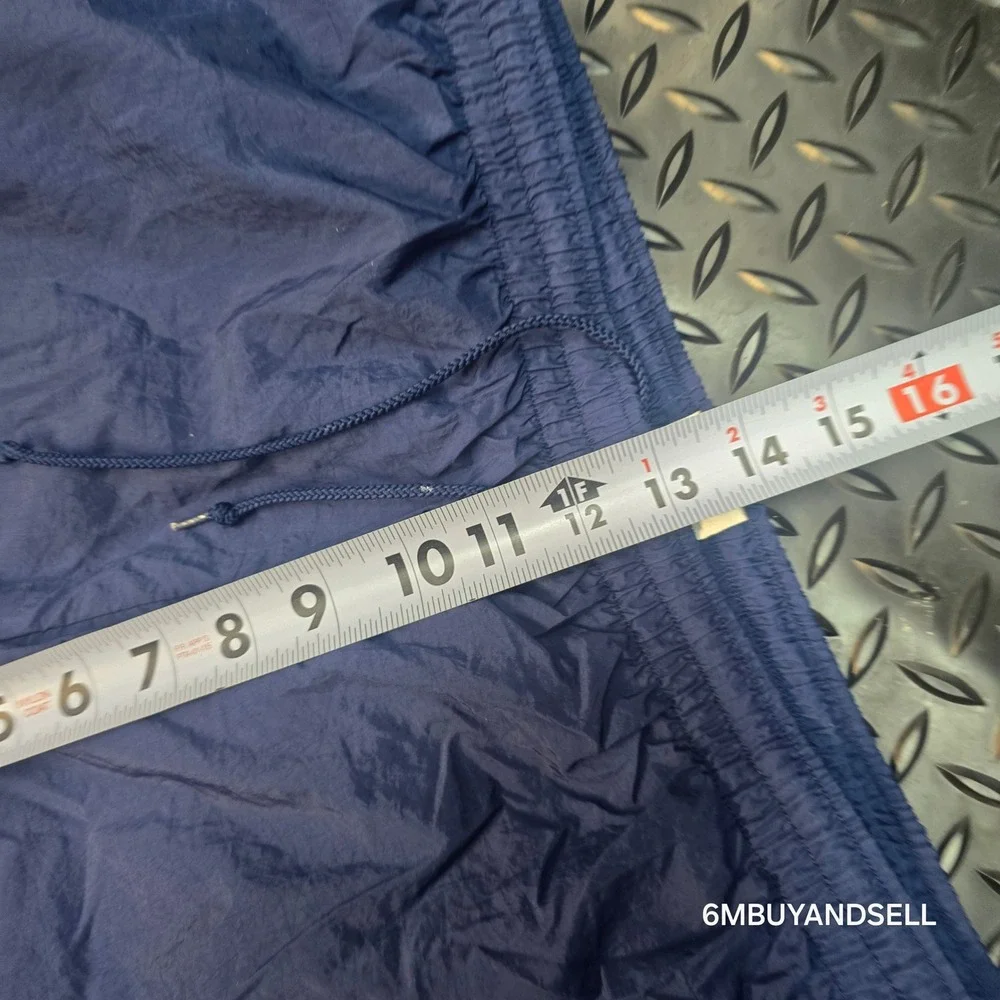 Vintage Nike Windbreaker Track Pants Navy Blue Nylon Baggy XL RN 56323 CA 05553